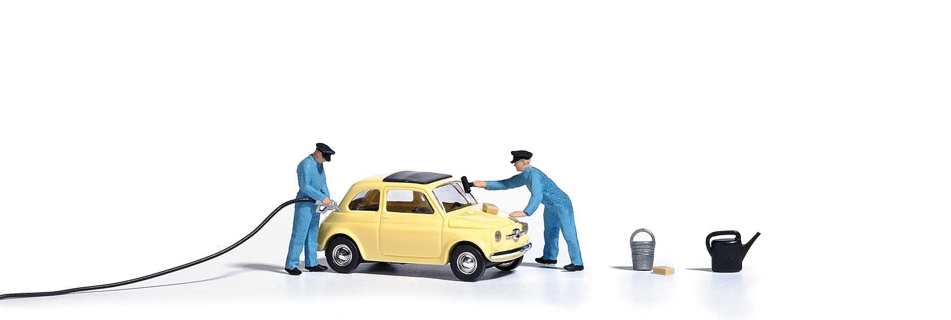 Busch 7820 - A-Set: Volltanken H0 1:87